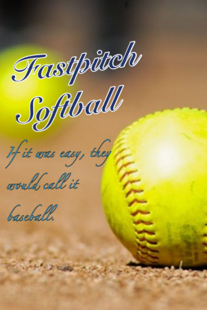 Fastpitch softball!