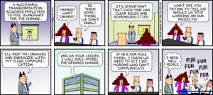 Dilbert Change Management - Change management mistakes to avoid