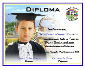 Diplomas Escolares Personalizados