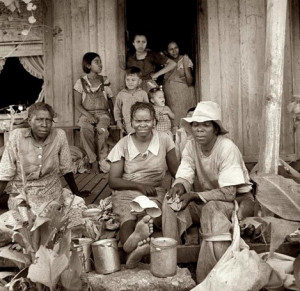 ... but even the average American family has been divided and conquered