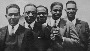 From left to right: Langston Hughes, Charles S. Johnson, E. Franklin ...