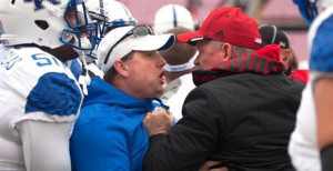 Here's a hilarious photo of Bobby Petrino fighting