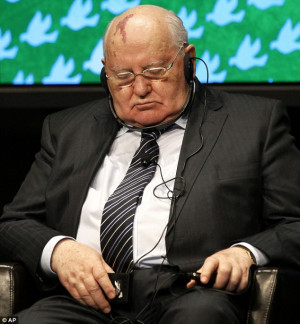 Mikhail Gorbachev should probably be forgiven for nodding off in the ...