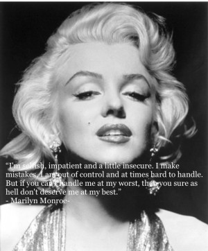 Marilyn Monroe Quotes About Makeup. QuotesGram