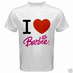 Love Barbie White New Tees...