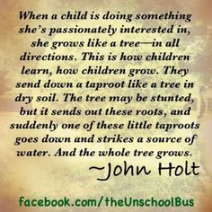 john holt quote more unschooling quotes holt quotes john holt quotes ...