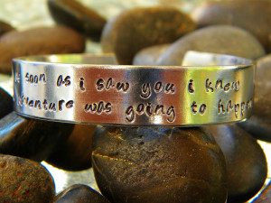 Pooh quote friendship bracelet - As soon as I saw you I knew ...