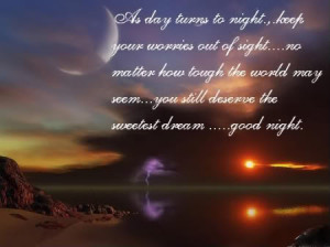 Inspirational Motivational Good Night Poem Sms Poetry
