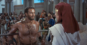 Photo of Moses , as portrayed by Charlton Heston from 