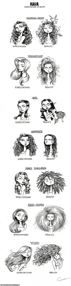 Hair Expectation vs Reality