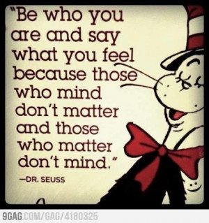 The infinite wisdom of Dr. Seuss.