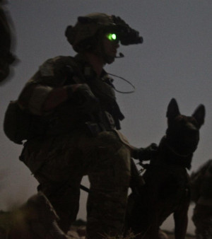 Ranger from B Company, 2nd Battalion, 75th Ranger Regiment and his ...