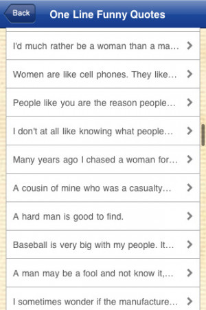 One Line Funny Quotes Entertainment iPhone & iPod Touch App Review ...
