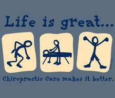 Chiropractic makes life better! Stop by for an adjustment! Halo ...