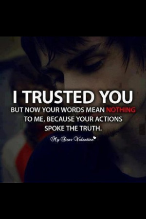 hate trusting the wrong person, now and these days that's all there is ...