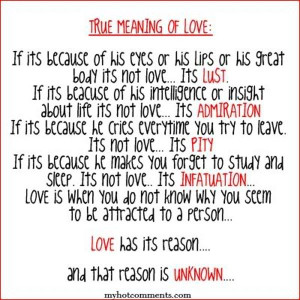 True meaning of love... 8 of 16