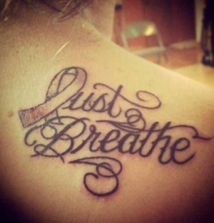 Lung Cancer Tattoo