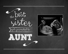 10x8 sister promoted to aunt, pregnancy announcement, telling sister ...