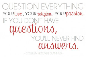 Slammed // Colleen Hoover Slammed Colleen Hoover Quotes, Book Book ...