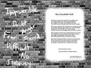 Drum Corps Tribute: The Unscalable Wall