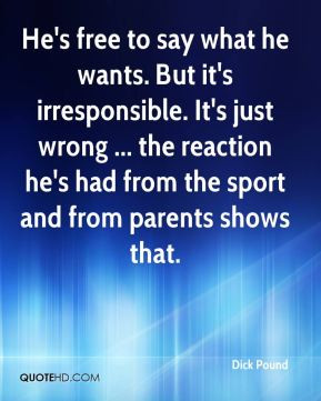 Irresponsible Quotes