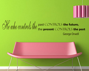 Wall Vinyl Decal Quote Sticker Home Decor Art Mural He who controls ...