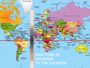 World Map Equator Countries
