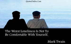 Loneliness Quotes With Wallpaper