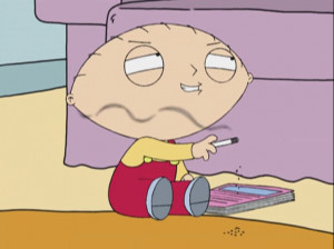 Family Guy Stewie Smoking Weed