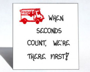 Emergency Medical Technician Magnet, EMT, First Responder quote, red ...