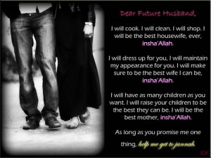 sumber: Dear, Future Husband, help me get to Jannah