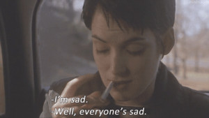 sad smoke Smoking cigar everyone cigarette winona ryder girl ...