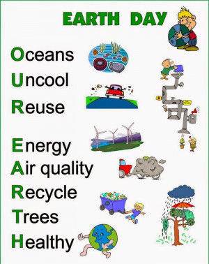 Printable Happy Earth Day 2015 Acrostic Poem