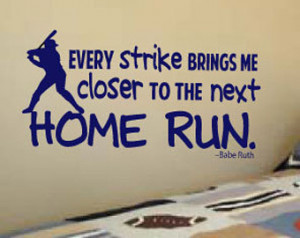 Babe Ruth Baseball Quote 