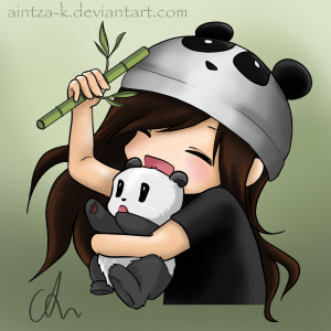 Anime Pandas In Love I love pandas!! by aintza-k