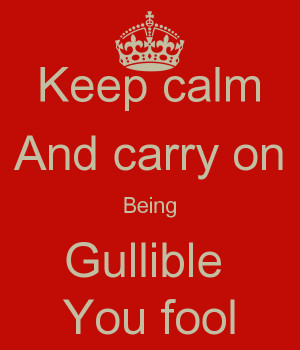 America the Gullible