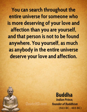 You can search throughout the entire universe for someone who is more ...
