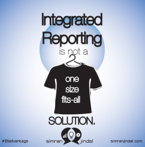 Integrated Reporting is not a one size fits all solution.