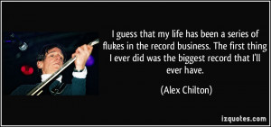 ... record business. The first thing I ever did was the biggest record