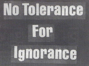 black and white, ignorance, text, tolerance