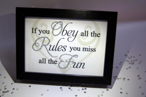 Obey The Rules Fun, Sparkle Word Art Pictures, Quotes, Sayings, Home ...