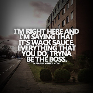 Trynna Be The Boss Young Jeezy Quote Graphic