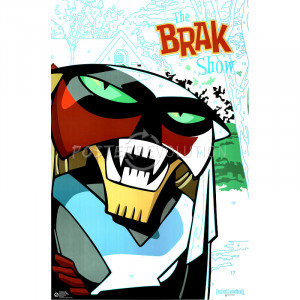 Brak Show Paint by Number POSTER Space Ghost Adult Swim - 24x36