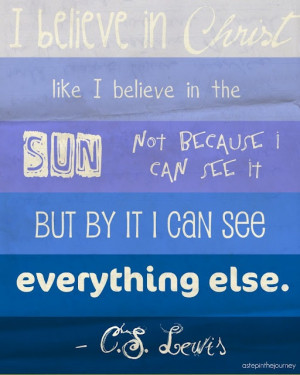 cs lewis quote -so painting a version of this...