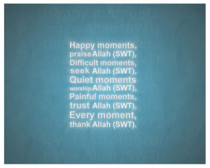Every moment thank Allah by MeAli-ADK