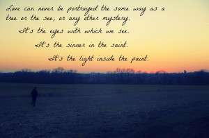 ONE OF MY FAVORITE QUOTES // FROM THE MILLION DOLLAR HOTEL