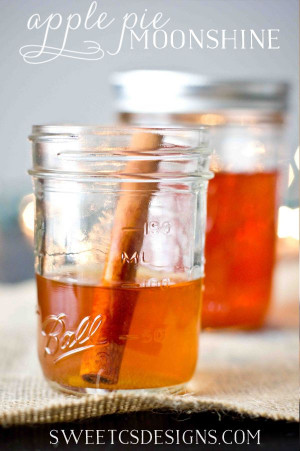... and neighbors- Apple Pie Moonshine! So delicious and easy to make