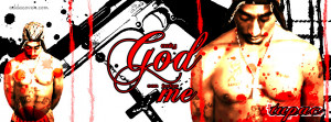 only god can judge me. Facebook Cover