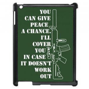 Funny Gun Rights Quotes iPad Case