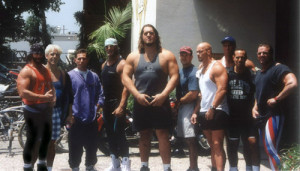 ... gym in Venice Beach (he’s supposedly next to Davey Boy in the photo